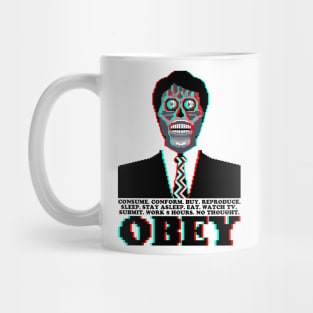 They Live OBEY 3D Pixel Mug